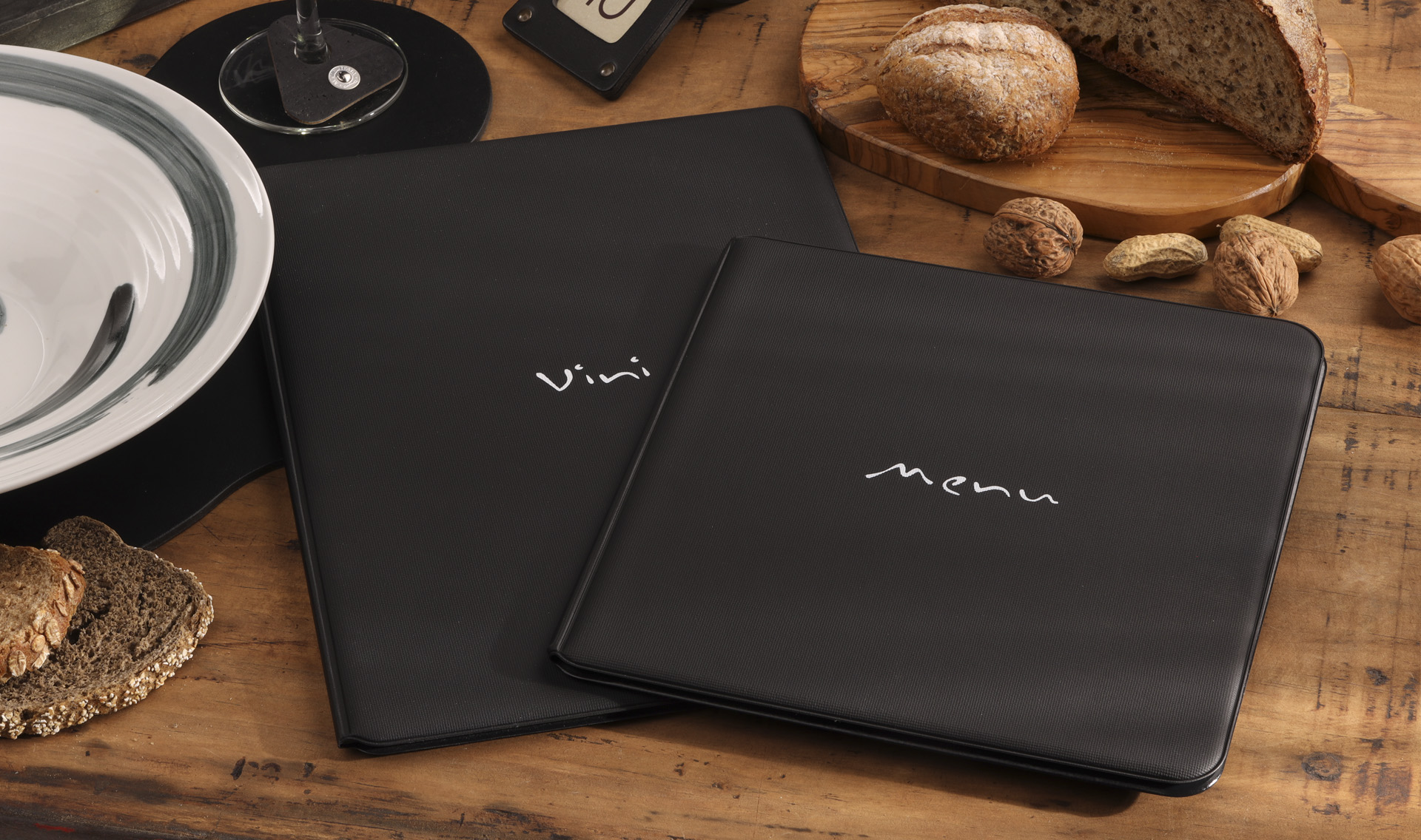 Porte-menu en PVC ANTIBACTÉRIEN